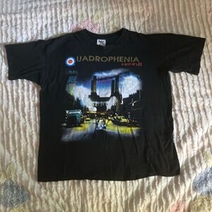 The Who 1997 vintage Quadrophenia band T-shirt tee